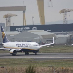 Ryanair zawiesza wszystkie loty z Irlandii Północnej