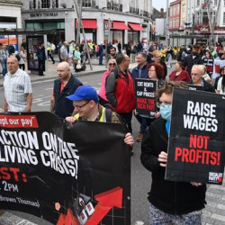 Protesty w Dublinie, Cork, Galway i Sligo