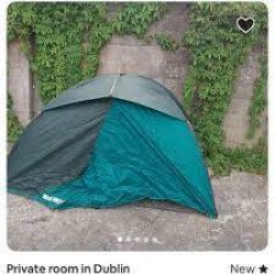 Namiot w ogródku po 35 euro za dobę konkurencją dla dublińskich hoteli