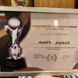 Aneta Kubas została Osobowością Polonijną Roku