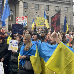 Irlandia uczciła rocznicę rosyjskiej napaści na Ukrainę