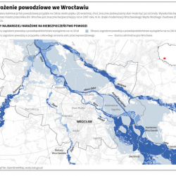 Fala powodziowa w Oławie. Woda się nie zatrzymuje