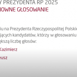 Ostateczne wyniki wyborów prezydenckich w Polsce