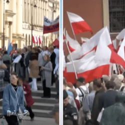 Dwa marsze w Warszawie. Liczbowo Trzaskowski wygrał z Nawrockim