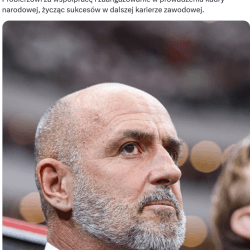 Michał Probierz zrezygnował z funkcji selekcjonera piłkarskiej reprezentacji Polski