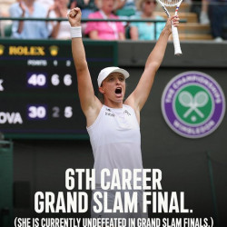 Iga Świątek w finale Wimbledonu
