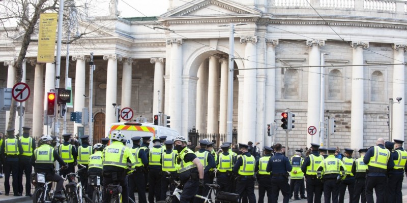 23 osoby zatrzymane podczas sobotniego protestu w Dublinie