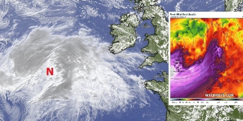 Cyklon uderzy w Irlandię