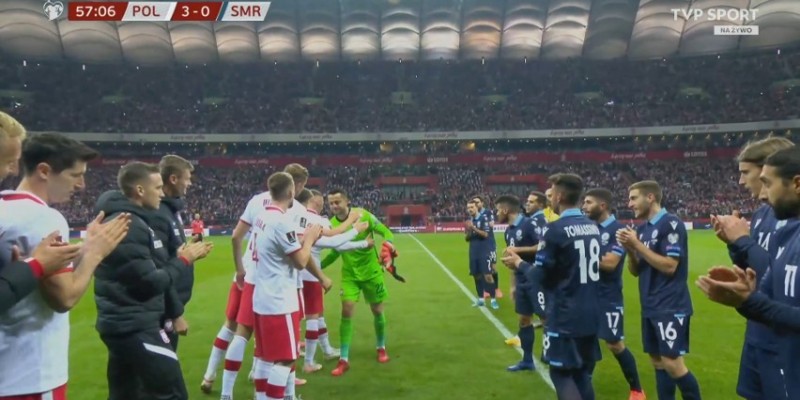 Polska - San Marino 5:0, Pożegnanie Fabiańskiego