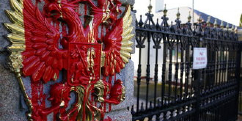 W rosyjskiej ambasadzie w Dublinie brakuje ogrzewania i ciepłej wody