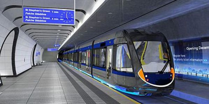Ponad 12 mld euro może kosztować budowa metra w Dublinie