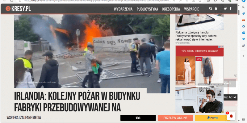 Kolejny pożar w budynku fabryki przebudowywanym na ośrodek dla imigrantów