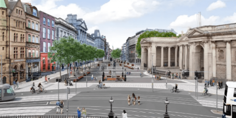 Przebudowa College Green w Dublinie za 80 mln euro